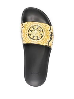 Versace sandales à imprimé Barocco