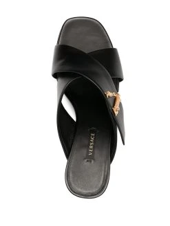 Versace mules à talon épais