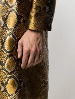 Versace bague Medusa à maillons