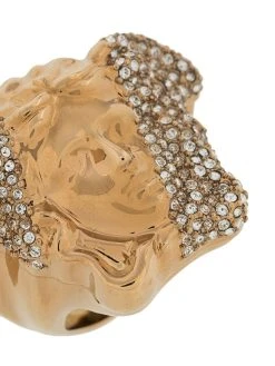 Versace bague Medusa ornée de cristaux