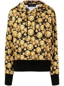 Versace hoodie à motif Medusa Medallion