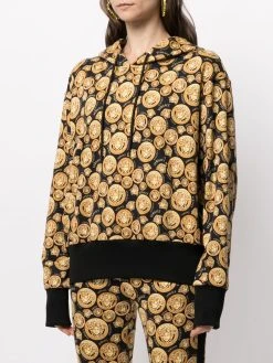 Versace Hoodie à motif Medusa Medallion Marchandise de première qualité hoodies femme 9 Versace hoodie à motif Medusa Medallion