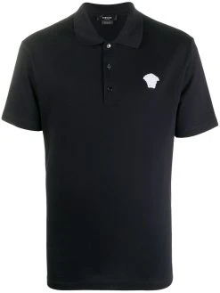Versace polo à logo brodé Medusa
