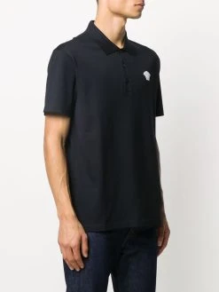 Versace polo à logo brodé Medusa