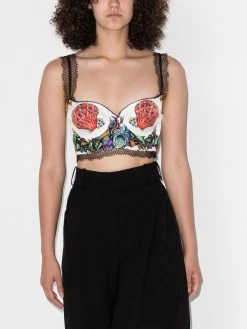 Versace haut à imprimé Trésor de la Mer