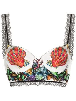 Versace haut à imprimé Trésor de la Mer
