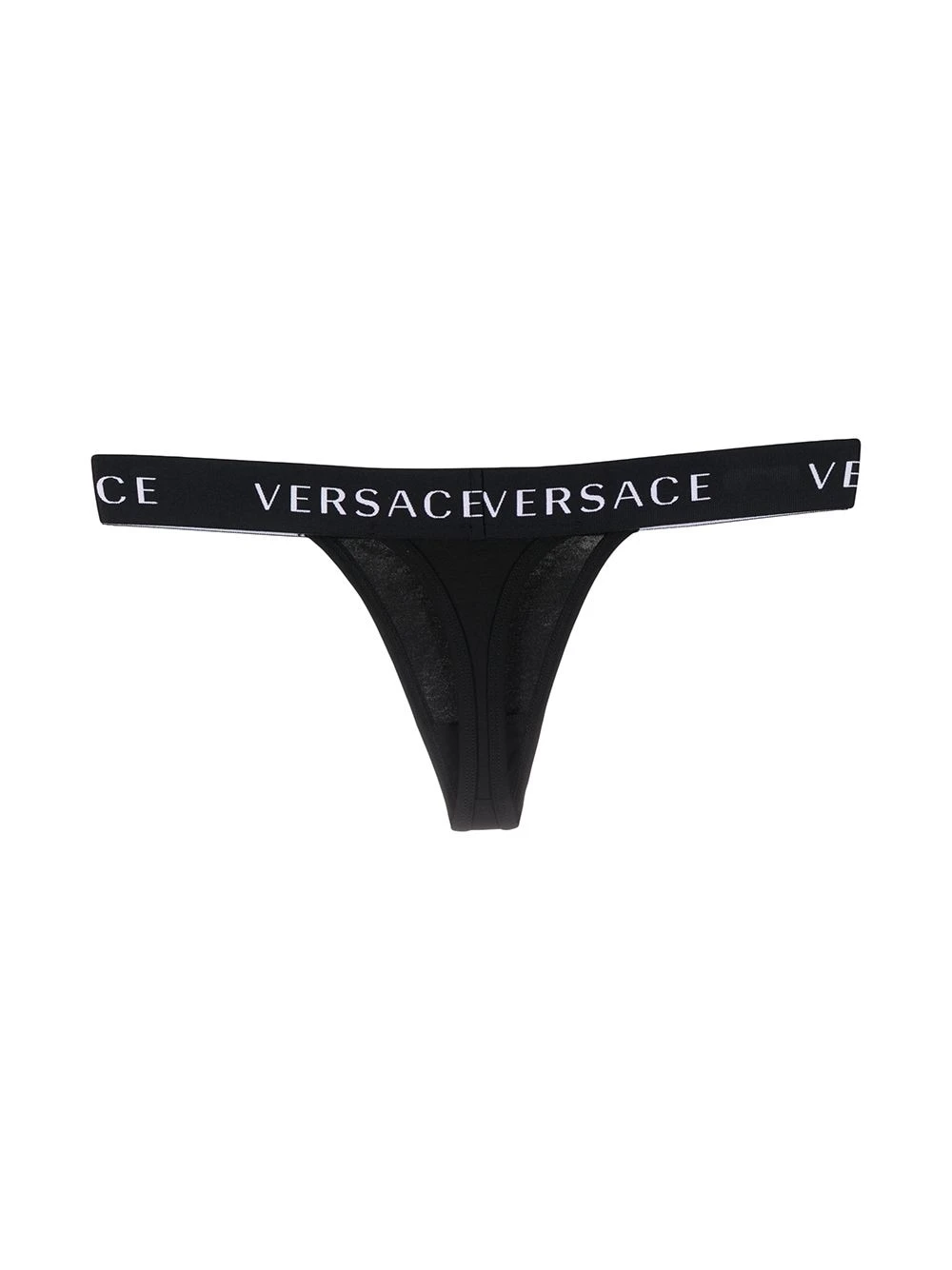 Versace Prix Préférentiel String à bande logo culottes & strings femme 4 Versace string à bande logo