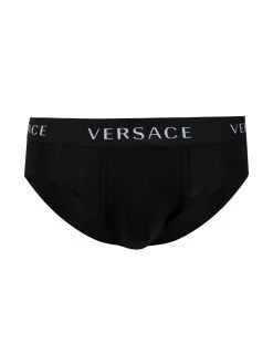Versace lot de trois slips à logo