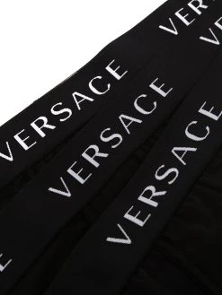 Versace lot de trois slips à logo