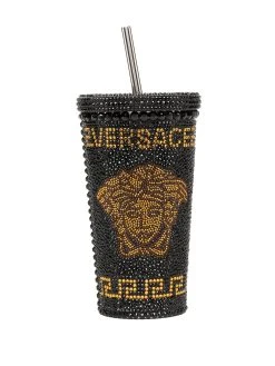 Versace tasse de voyage Medusa ornée de cristaux