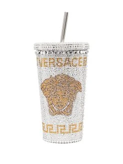 Versace tasse de voyage Medusa ornée de cristaux