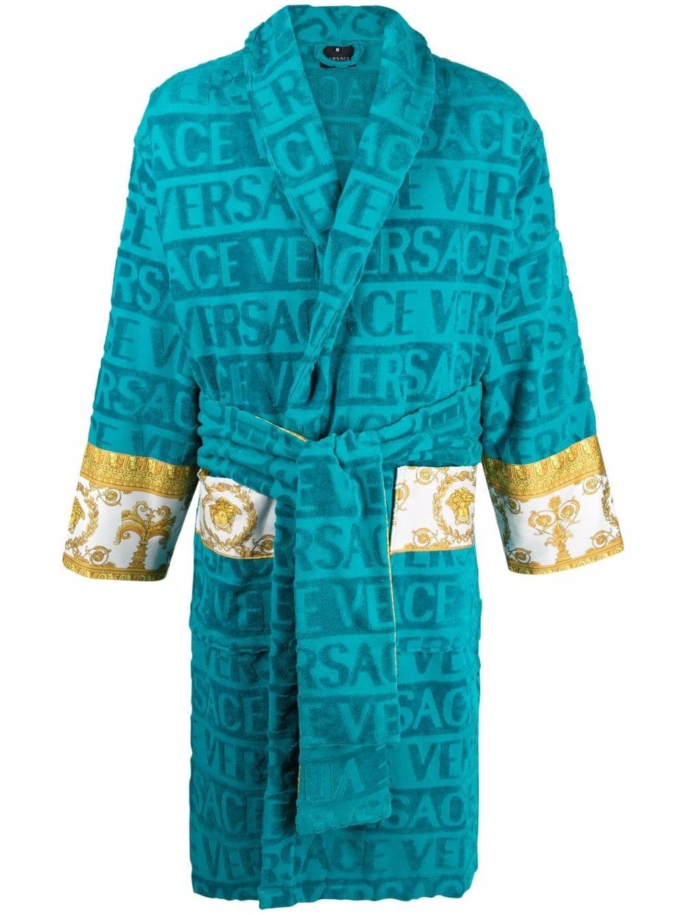 50% Off De Vente Versace Peignoir à logo serviettes femme 3 Versace peignoir à logo