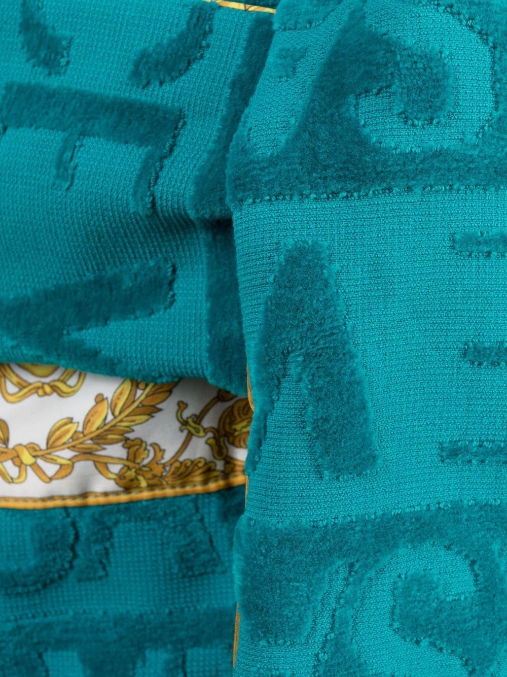 Un Tarif Préférentiel Versace Peignoir à logo serviettes femme 5 Versace peignoir à logo