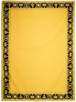 Versace serviette de bain à logo imprimé