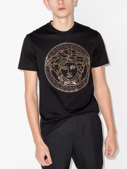 Versace t-shirt à logo Medusa