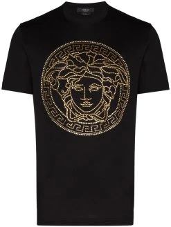 Versace t-shirt à logo Medusa
