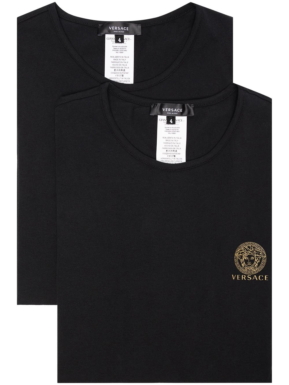 Qualité absolue Versace T shirt à logo Medusa t-shirts homme 3 Versace t-shirt à logo Medusa