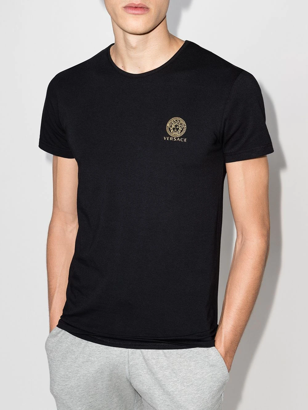 Qualité absolue Versace T shirt à logo Medusa t-shirts homme 4 Versace t-shirt à logo Medusa