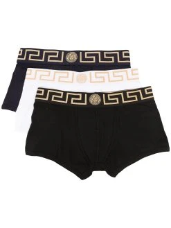 Versace boxer à bande Greca