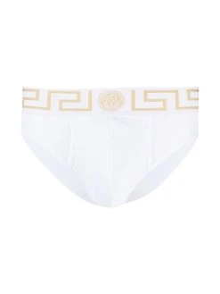 Versace lot de slips à bande Greca