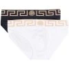 Versace lot de slips à bande Greca