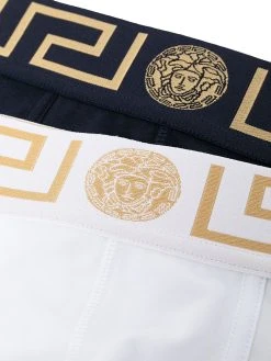 Versace lot de slips à bande Greca