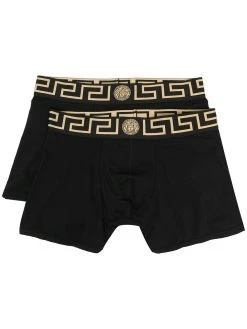 Versace boxer à bande Greca
