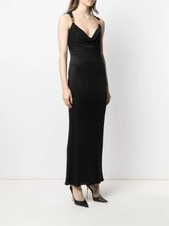 Soldes Versace Robe longue à détails Medusa robes de soirée femme 11 Versace robe longue à détails Medusa