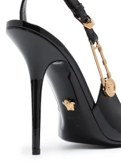 Versace Bon Rapport Coût-Efficacité Escarpins 110 mm en cuir à épingle à nourrice femme 9 Versace escarpins 110 mm en cuir à épingle à nourrice