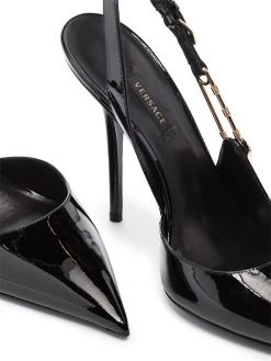 Versace escarpins 110 mm en cuir à épingle à nourrice