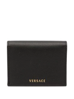 Versace porte-monnaie à logo imprimé