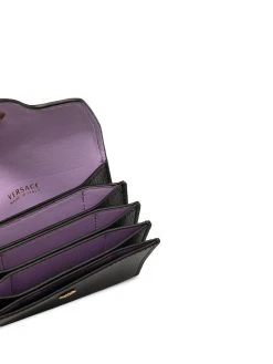 Versace porte-monnaie à logo imprimé