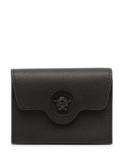 Versace porte-monnaie à logo imprimé