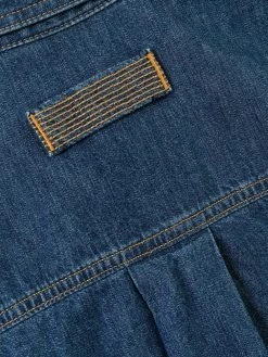 Versace Meilleure qualité Chemise en jean à logo brodé chemises femme 17 Versace chemise en jean à logo brodé