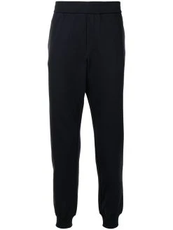 Versace pantalon de jogging à patch logo