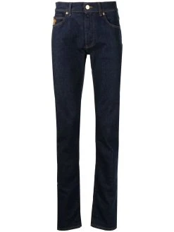 Versace jean droit à motif Medusa brodé