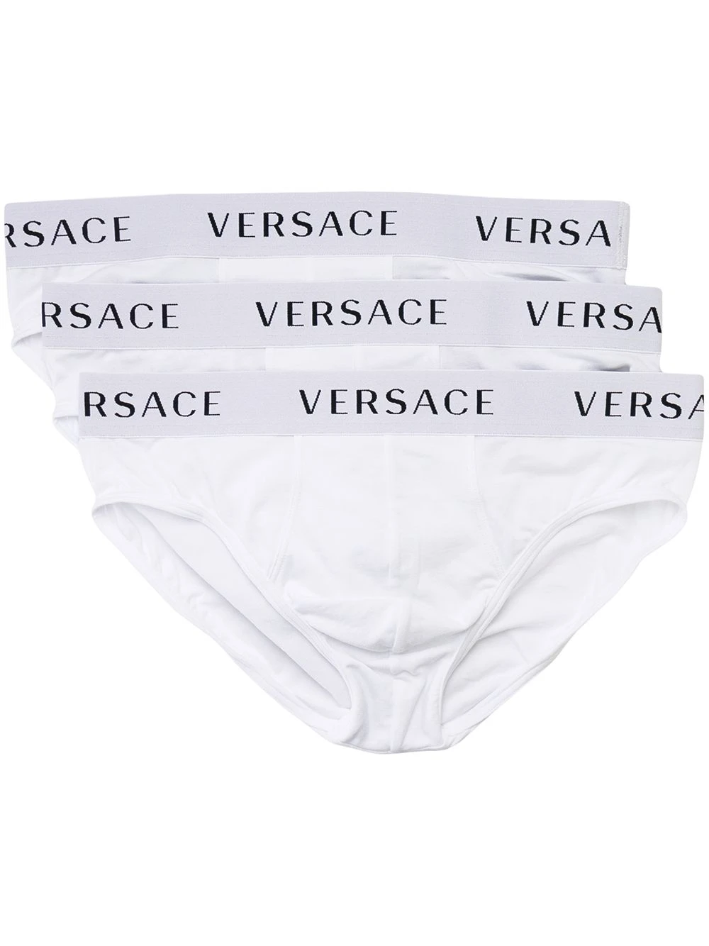Versace Lot de trois slips à logo Bonne Qualité loungewear homme 3 Versace lot de trois slips à logo