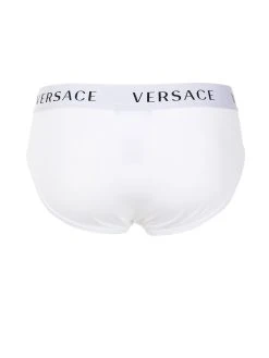 Versace Lot de trois slips à logo Bonne Qualité loungewear homme 8 Versace lot de trois slips à logo