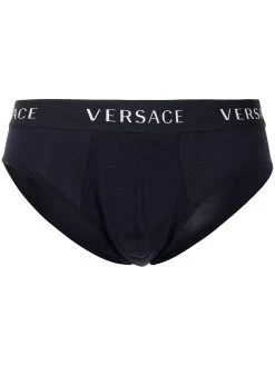 Versace lot de trois slips à logo