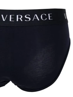 Versace lot de trois slips à logo