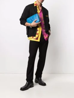 Versace jean droit à patch logo