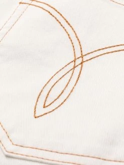 Versace jean droit à taille mi-haute