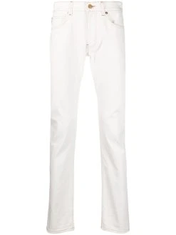 Versace jean droit à taille mi-haute