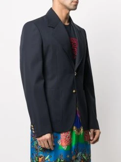 Versace blazer à simple boutonnage