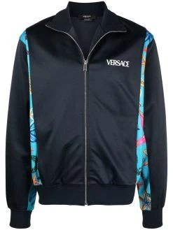 Versace veste de sport zippée à imprimé Trésor de la Mer