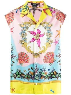 Versace chemise à imprimé Trésor de la Mer