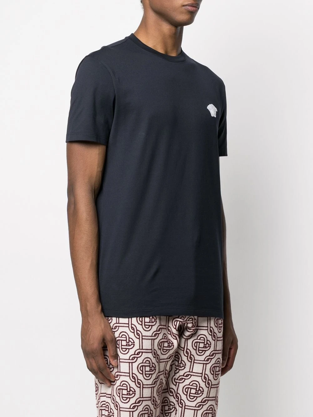 Versace T shirt à broderie Medusa Haute Qualité t-shirts homme 5 Versace t-shirt à broderie Medusa