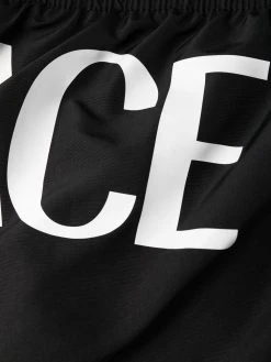 Versace short de bain à logo imprimé