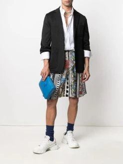 Versace short en soie à motif Trésor