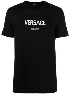 Versace t-shirt à logo imprimé